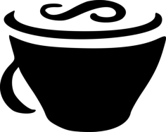 Brand Coffeescript Outline Svg File, Free Vectors File